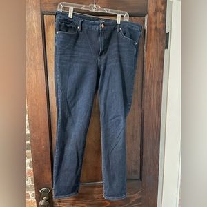 Express dark wash flexx skinny jean